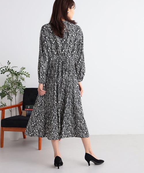 GALLORIA（ギャローリア） ワンピース 花柄プリーツワンピース