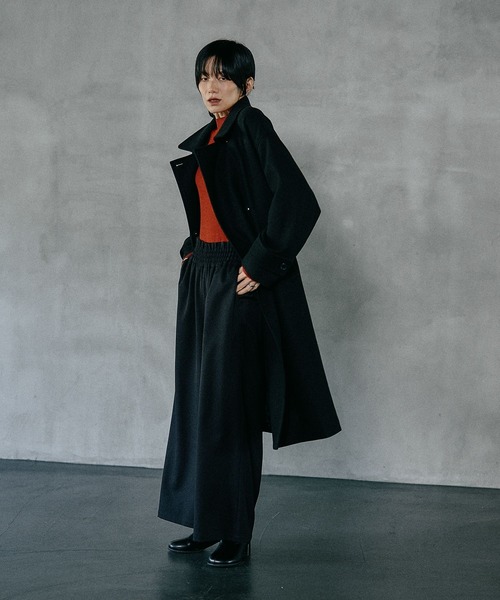 LEPSIM（レプシィム） ステンカラーコート コート ウーリーステン