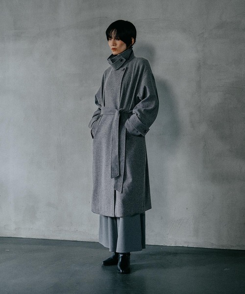 ステンカラーコート コート ウーリーステンカラーロングコート　498520 レディース | LEPSIM | 12