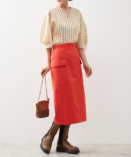 「martinique」 7分袖ブラウス FREE ベージュ レディース_画像3