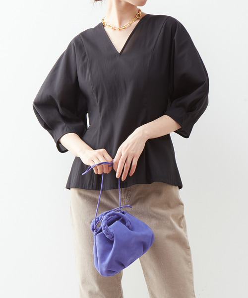 「martinique」 7分袖ブラウス FREE ベージュ レディース_画像5