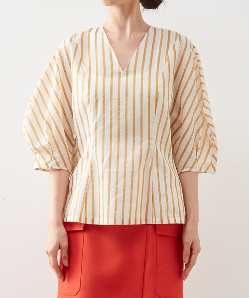 「martinique」 7分袖ブラウス FREE ベージュ レディース_画像6