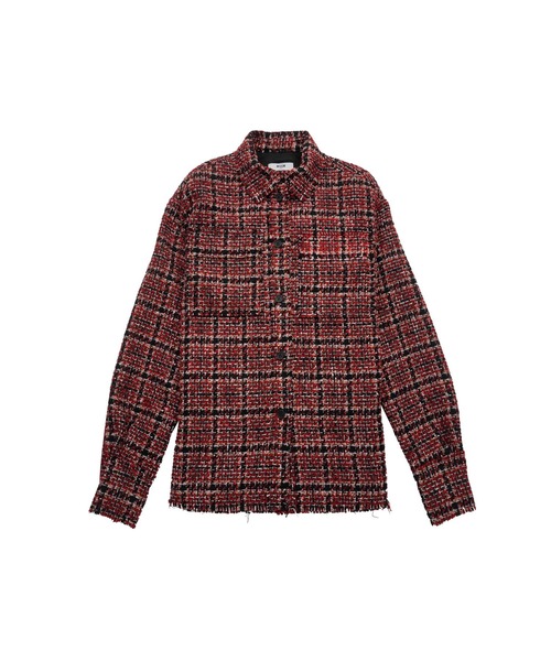 MSGM KIDS - トップ ティーシャツ マルチツイード ティーシャツ上衣 キッズ 小わっぱ服 うしろ帯 子ども服、シューズ-ベビー、キッズ、マタニティ-シャツ、ブラウス