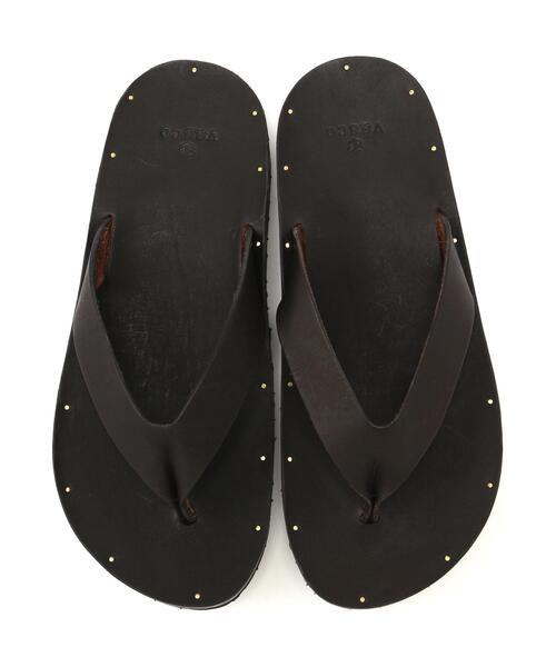 VASCO レザーマリンサンダル　ブラック　未使用品 Schott N.Y.C（ショット） サンダル VASCO/ヴァスコ/LEATHER MARINE