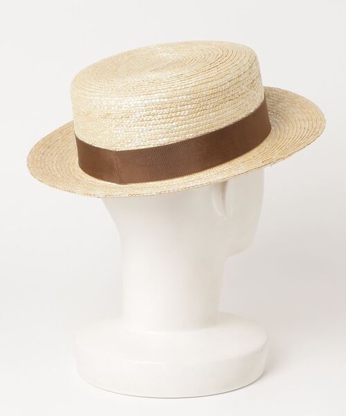 「BEAMS JAPAN」 ストローハット ONE SIZE ブラック メンズ_画像2