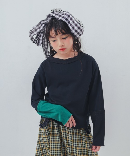 tシャツ カラフルスリーブtee キッズ 子供服 男の子 女の子 | unica