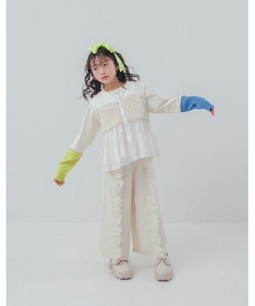 tシャツ カラフルスリーブtee キッズ 子供服 男の子 女の子 | unica | 08