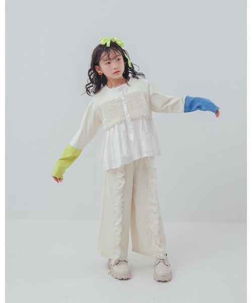 tシャツ カラフルスリーブtee キッズ 子供服 男の子 女の子 | unica | 09