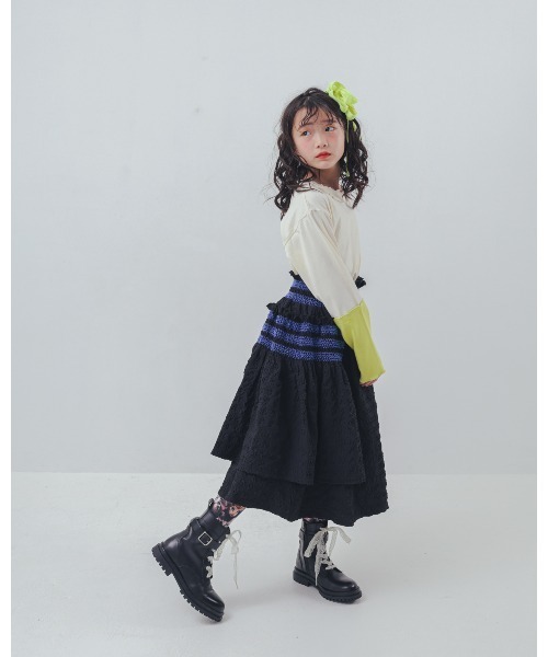 tシャツ カラフルスリーブtee キッズ 子供服 男の子 女の子 | unica | 16