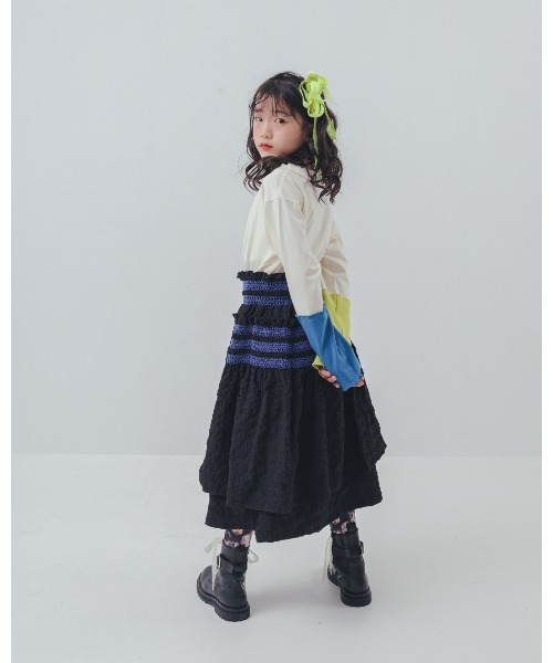 tシャツ カラフルスリーブtee キッズ 子供服 男の子 女の子 | unica | 18