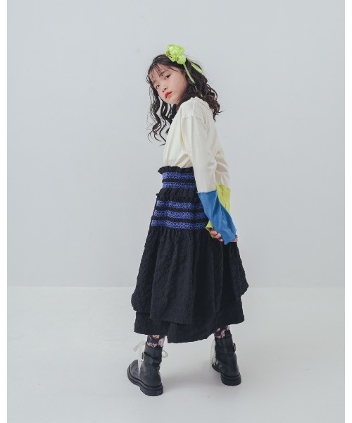 tシャツ カラフルスリーブtee キッズ 子供服 男の子 女の子 | unica | 19
