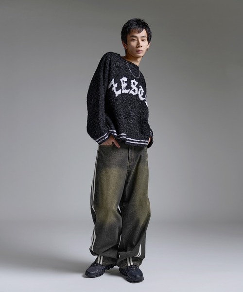 ジーンズ Buyer's Select/サイドラインカーブデニムパンツ「UNISEX