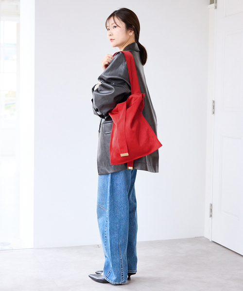 イッチ　ITTIシボレザートートバッグ イッチ ITTIシボレザートートバッグ