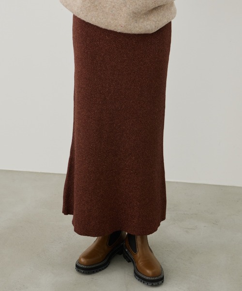 Unitage（ユニテージ） スカート ラメニットスカート : ZOZOTOWN Yahoo