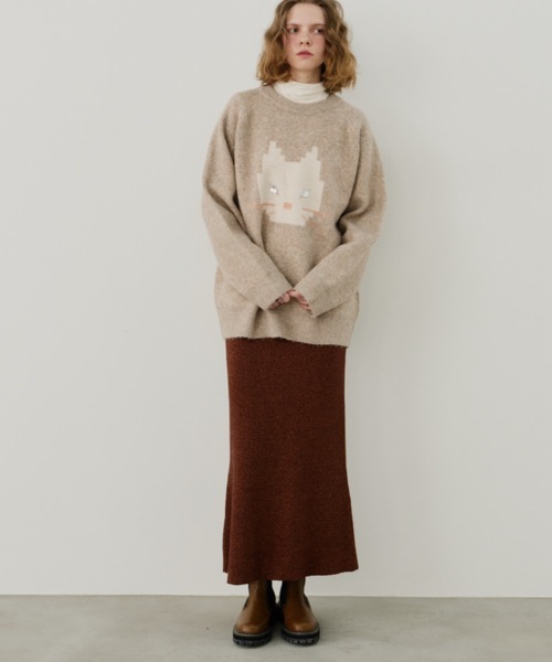 Unitage（ユニテージ） スカート ラメニットスカート : ZOZOTOWN Yahoo