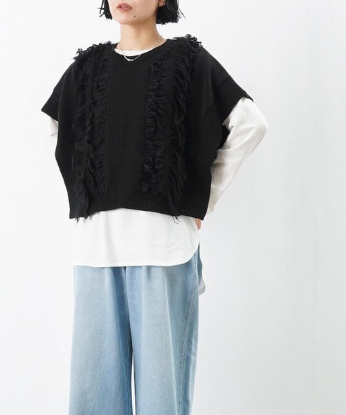 LADY LUCK LUCA（レディラックルカ） ベスト ジレ LC/LLL フリンジ