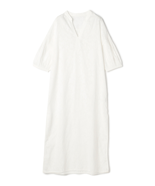 「ReNorm」 半袖ワンピース フリー ホワイト レディース_画像3
