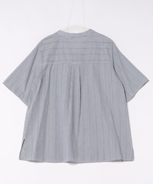 「MB mint breeze」 半袖ブラウス 4L ベージュ レディース_画像2