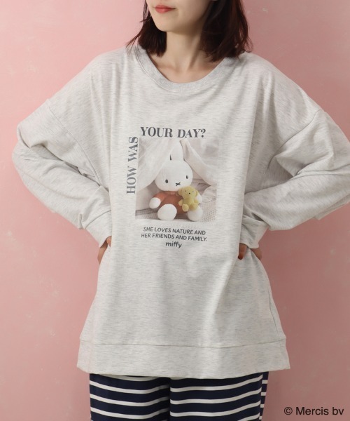 Miffy（ミッフィー） パジャマ ルームウェア ミッフィーフォトミニ裏毛