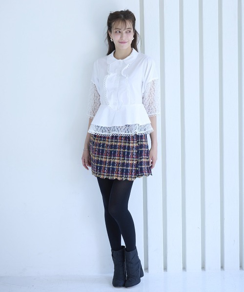 Chesty（チェスティ） パンツ ツイードキュロット レディース