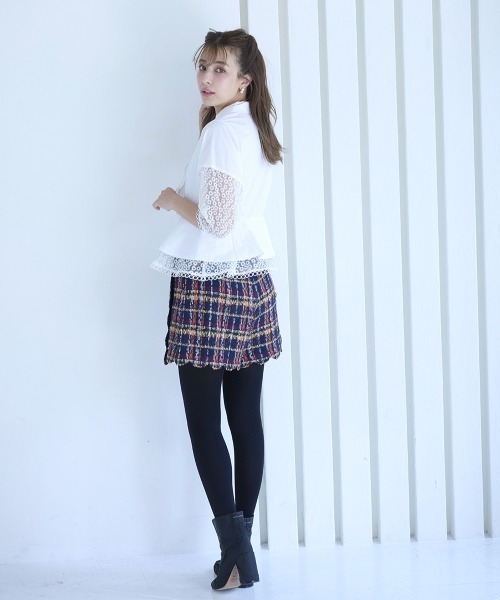 Chesty（チェスティ） パンツ ツイードキュロット レディース