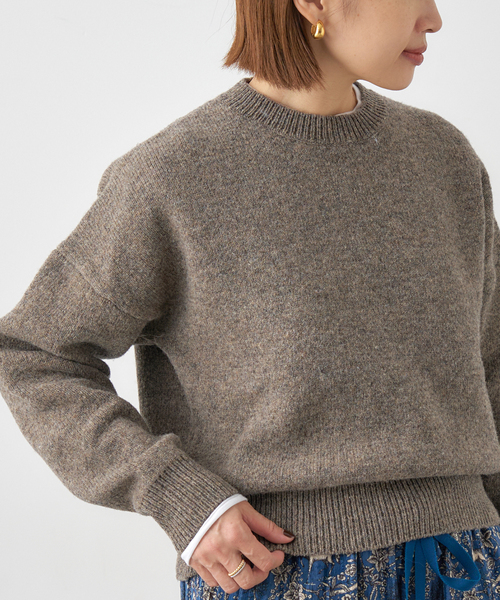 IENA（イエナ） ニット セーター イタリアンラムクループルオーバー