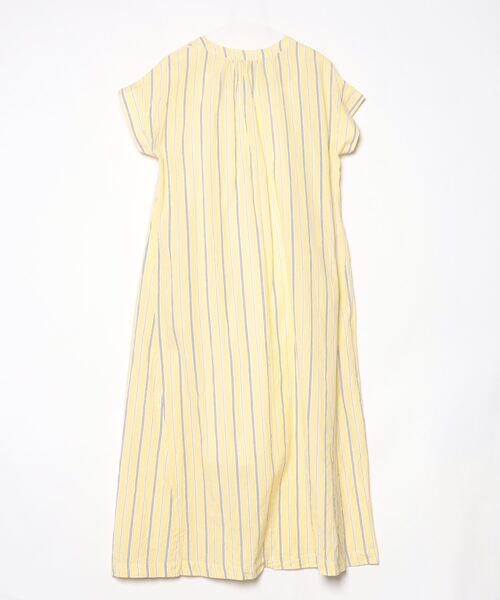 「coen」 「MARKET」半袖ワンピース M イエロー レディース_画像2