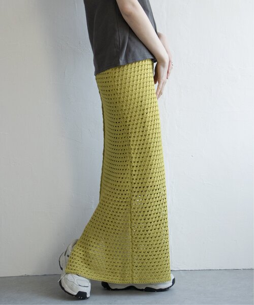 「VENCEEXCHANGE」 ニットスカート FREE ブラック レディース_画像2