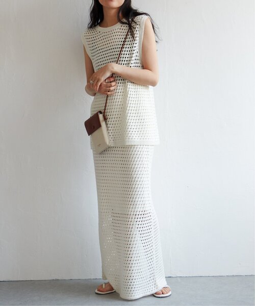 「VENCEEXCHANGE」 ニットスカート FREE ブラック レディース_画像4