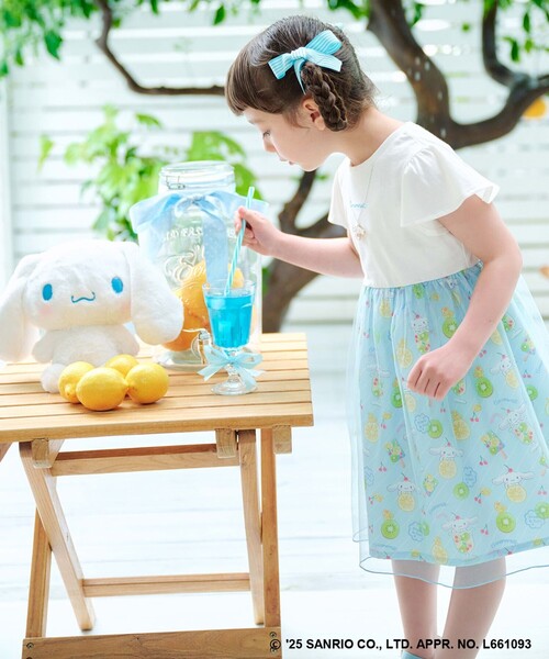 「ANY」 「KIDS」ノースリーブワンピース 110 パープル キッズ_画像6