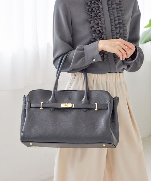 MILOS（ミロス） トートバッグ 「SHIPS別注」MILOS: 金具付き ベルト