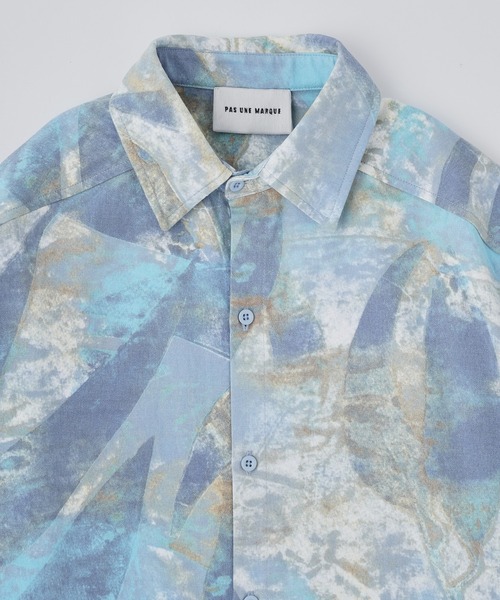シャツ PAS UNE MARQUE BLURB SHIRT L/S 510 メンズ レディース_3
