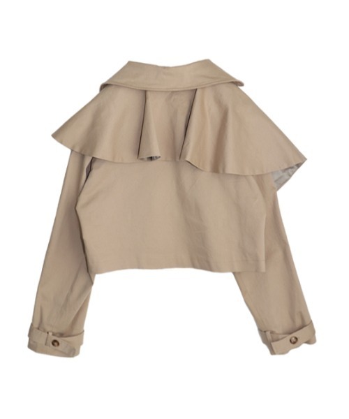 「AMAIL」 トレンチコート FREE ベージュ レディース_画像8