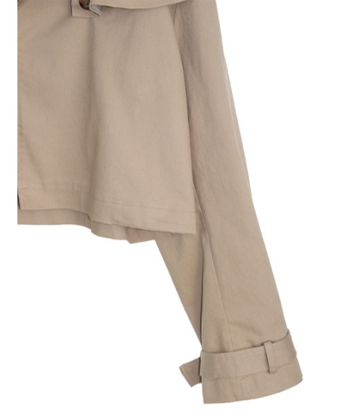 「AMAIL」 トレンチコート FREE ベージュ レディース_画像9