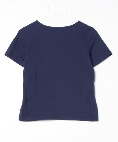 「STRETA」 半袖Tシャツ M ネイビー レディース_画像2