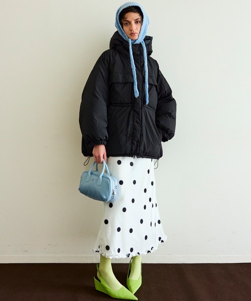 ダウンコート ダウンジャケット Reversible Printed Down Coat/リバーシブルプリントダウン レディースの画像
