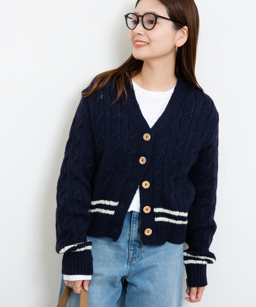 James Charlotte（ジェームスシャルロット） ニットカーディガン FREE