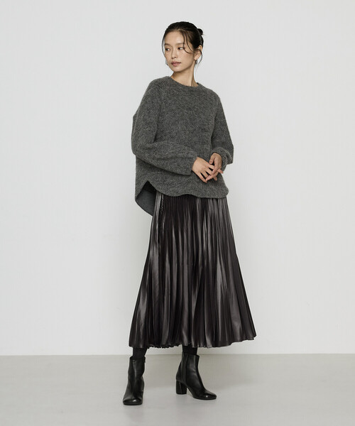 K．T キヨコ タカセ（K．T KIYOKO TAKASE）/〔 Sサイズ 〕 アルパカ混 ラグランスリーブプルオーバー K.T KIYOKO TAKASE（K.T キヨコ タカセ） tシャツ アルパカ混 ラグラン