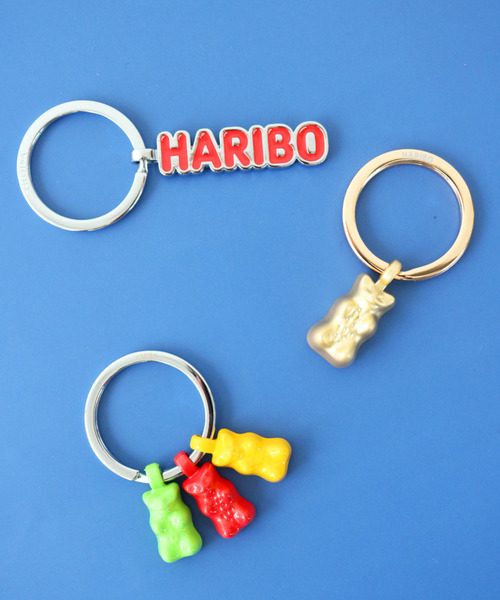 キーホルダー 「TROIKA/トロイカ」 HARIBO ハリボー ゴールドベア