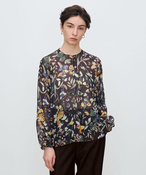 TOMORROWLAND collection ブラウス シャツ マンダフラワープリント