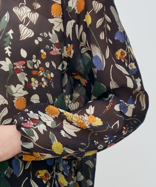 TOMORROWLAND collection ブラウス シャツ マンダフラワープリント