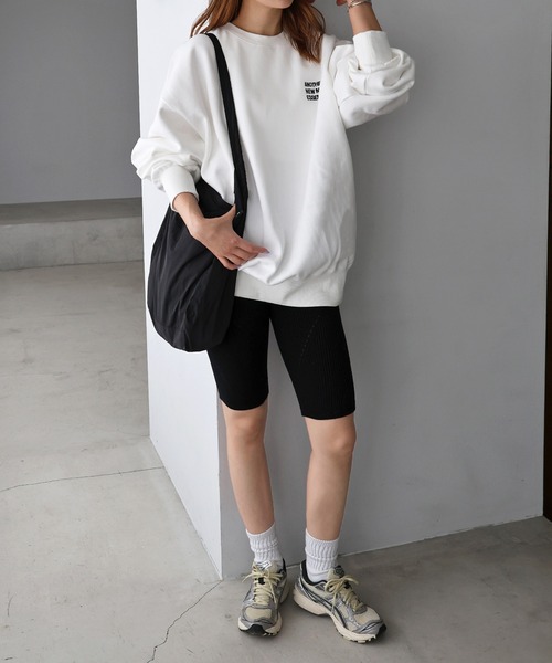 「ANME」 スウェットカットソー M オフホワイト レディース_画像2