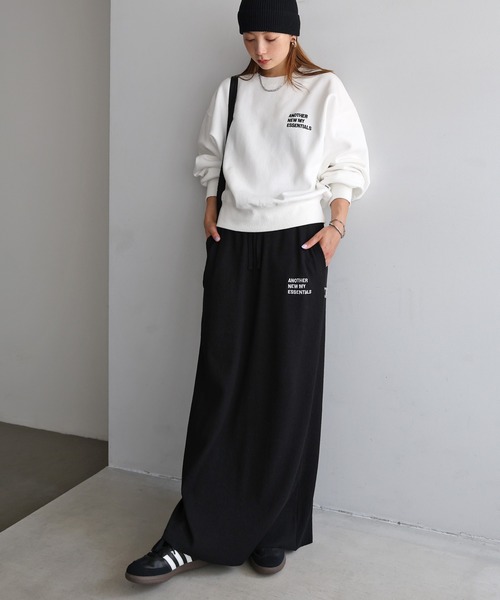 「ANME」 スウェットカットソー M オフホワイト レディース_画像4