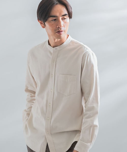 「URBAN RESEARCH ROSSO MEN」 長袖シャツ - ネイビー メンズ_画像3