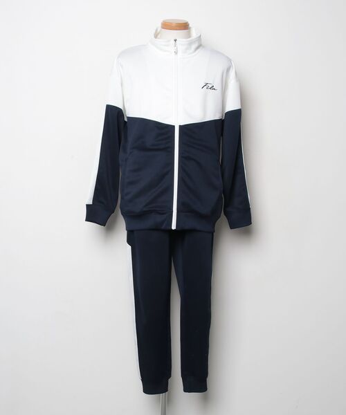 FILA（フィラ） セットアップジャージ 3L ネイビー メンズ : ZOZOTOWN