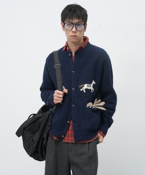 GENERAL IDEA カーディガン 「GENERAL IDEA」カウボーイクルーネック 