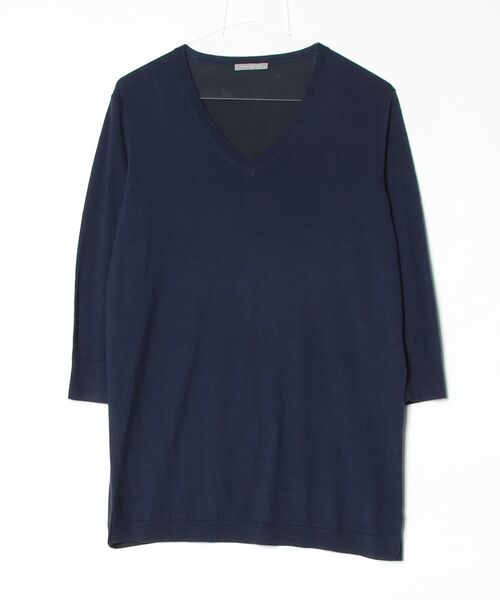 theory luxe（セオリーリュクス） 長袖ニット 38 ネイビー レディース