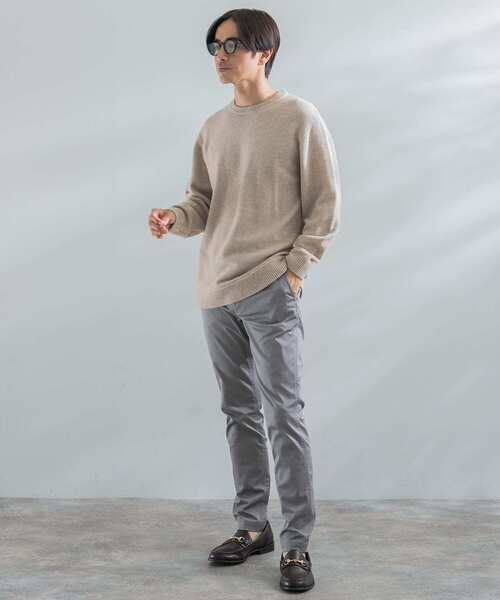 「URBAN RESEARCH ROSSO MEN」 長袖ニット X-LARGE ベージュ メンズ_画像9