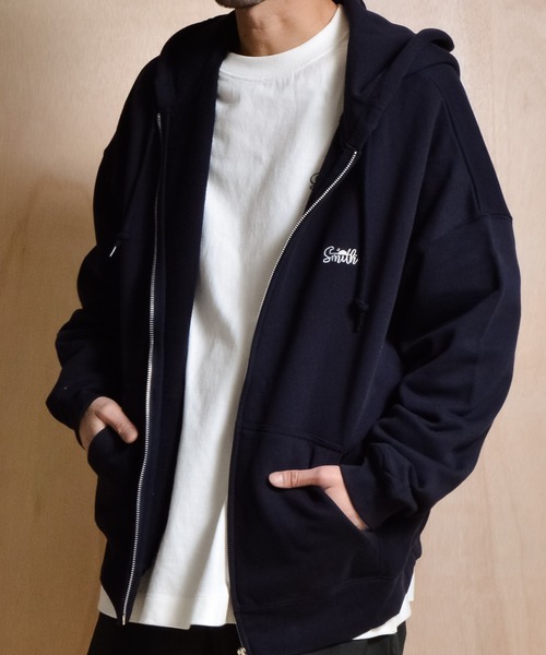 Sunny Smith パーカー 10.0オンス ヤシの木両面刺繍 オーバーサイズ