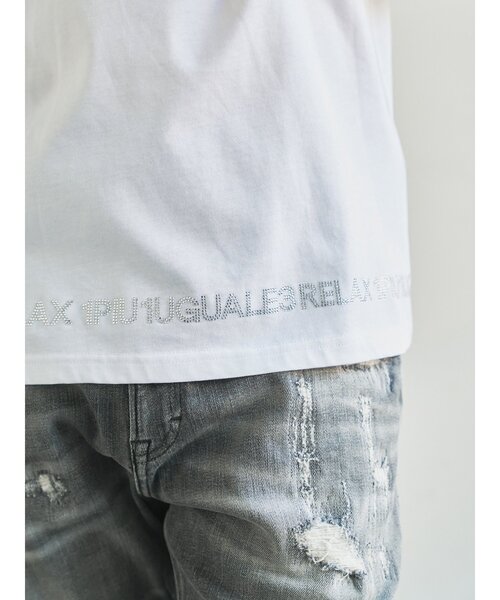 「1PIU1UGUALE3 RELAX 」 長袖Tシャツ 3 ブラック メンズ_画像6